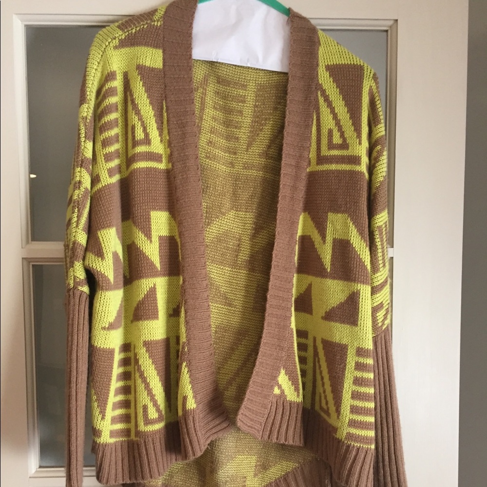 Aztec sweater cardigan